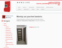 Tablet Screenshot of montaj-usi-parchet-lambriu.com